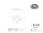 Picture of #XFF1904 - STEEL 1-1/2" PIPE EXTRA HEAVY FLAT FLANGE