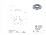 Picture of #XFF1906-AL - ALUMINUM 1-1/2" PIPE EXTRA HEAVY FLAT FLANGE