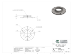 Picture of #XFF1907-SS - STAINLESS STEEL 1-1/2" PIPE EXTRA HEAVY FLAT FLANGE