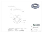 Picture of #XFF1908-AL - ALUMINUM 1-1/2" PIPE EXTRA HEAVY FLAT FLANGE