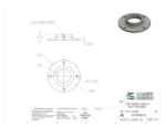 Picture of #XFF1908-SS - STAINLESS STEEL 1-1/2" PIPE EXTRA HEAVY FLAT FLANGE