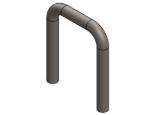 UEL20012 - STEEL 2" TUBE U-END LOOP