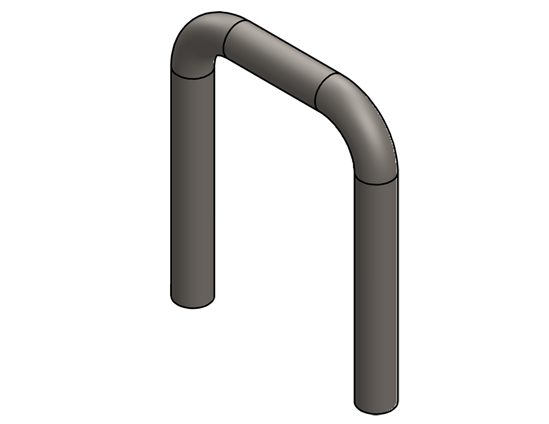Picture of UEL20015 - STEEL 2" TUBE U-END LOOP